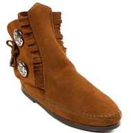 Two Button Hardsole Boot brown